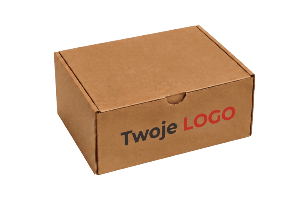 Box with sample flexographic printing